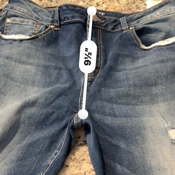 NWOT Aeropostale Jeans Size 12 Regular High Rise Jegging Stretch Blue Denim - Picture 8 of 9